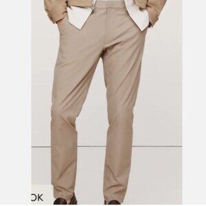 Banana Republic Mens Athletic Slim Fit Performance Pant Khaki Chino Size 40x30